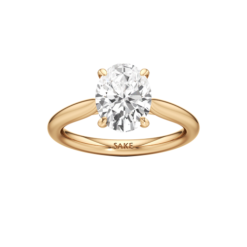 Oval Solitaire Ring